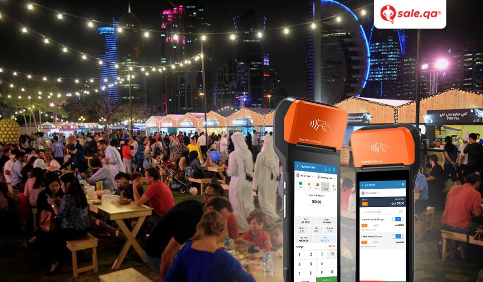 Elevating Qatar's Food Festivals: Qsale's Handheld Terminal POS Unleashes Innovation